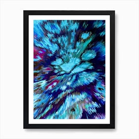 Acrylic Extruded Painting 450 Art Print