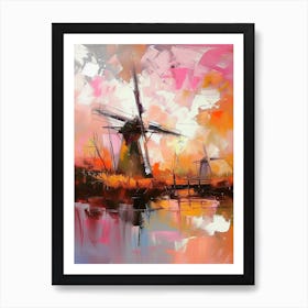 Dutch Dream at Twilight 1 Art Print