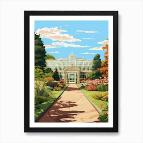 Royal Botanic Garden Edinburgh United Kingdom Illustration 4  Art Print