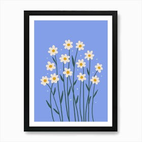 Simple Daisies Art Print