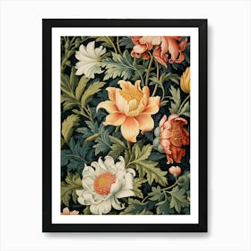 Floral Wallpaper 77 Art Print