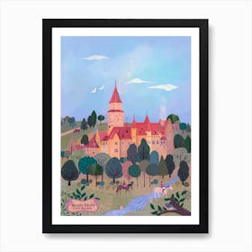 Bouzov Castle Art Print