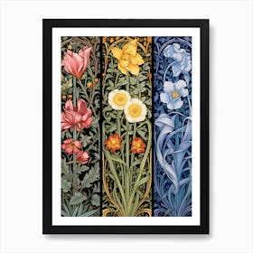 William Morris Flowers Art Print