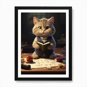 Cat In The Hat 1 Art Print