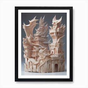 Rpg 40 3d Layered Paper Art Of Beautiful Studio Lighting Delic 0 Affiche