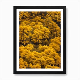 Yellow Trees Art Print