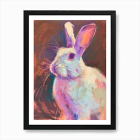 Pastel Rabbit 3 Art Print