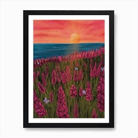 Vibrant sunrise Art Print