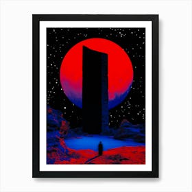 Starry Night Aura Art Print