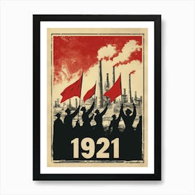 Aihrgdesign A Vintage Political Poster Marking The Formation 16 Poster