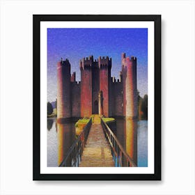 Uk, England, Sussex, Bodiam Castle Art Print