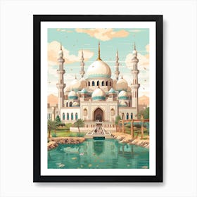 The Jumeirah Mosque Dubai Art Print