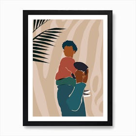 Father And Son Art Print