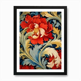 Floral Pattern 84 Art Print