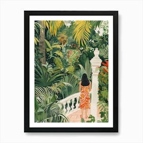 In The Garden Vizcaya Museum And Gardens Usa 1 Art Print