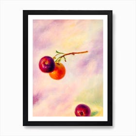 Cherry 3 Fruit Art Print
