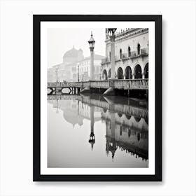 Padua, Italy,  Black And White Analogue Photography  1 Art Print