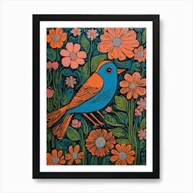 Bird In The Garden 4 Art Print