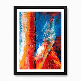 Acrylic Extruded Painting 307 Art Print