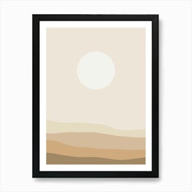 Desert Landscape 9 Art Print