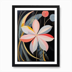 Daisy 4 Hilma Af Klint Inspired Flower Illustration Art Print