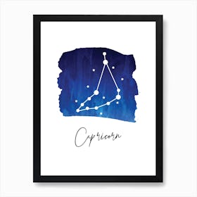 Capricorn Zodiac Art Print