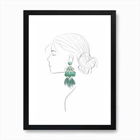 Aerin Line Art Print