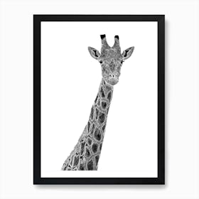 Giraffe Graphic Art Print