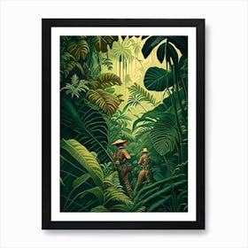 Jungle Adventure 2 Botanical Art Print