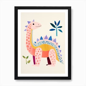 Nursery Dinosaur Art Ankylosaurus 7 Art Print