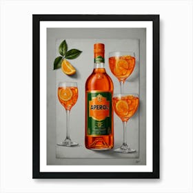 Aperol Art Print