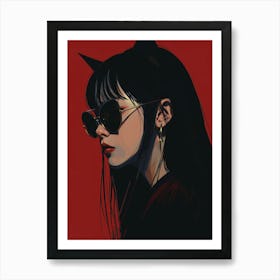 Cat Ears Art Print