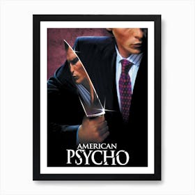 American Psycho, Wall Print, Movie, Poster, Print, Film, Movie Poster, Wall Art, Art Print