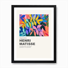 Museum Poster Inspired By Henri Matisse 13 Art Print