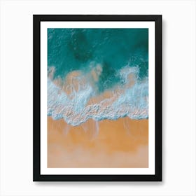 Aerial View Of A Beach 78 Art Print