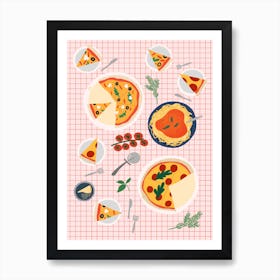 Pizza Party Art Print
