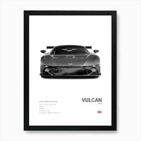 Aston Martin Vulcan Art Print