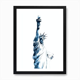 Statue Of Liberty Pop Art Art Print