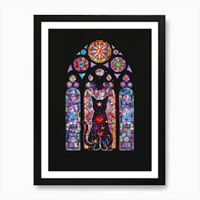 Stained Glass Window 1 Art Print