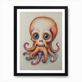 Octopus 16 Art Print