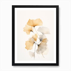 Ginkgo Leaves 5 Art Print