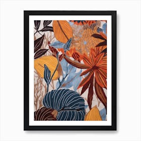 Fall Botanicals Bluebell 1 Art Print