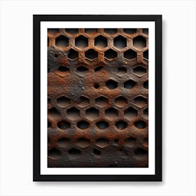 Rusty Metal Texture Art Print