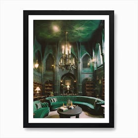 Harry Potter Library 4 Art Print