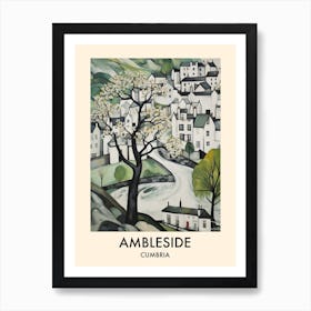 Ambleside (Cumbria) Painting 3 Travel Poster Art Print