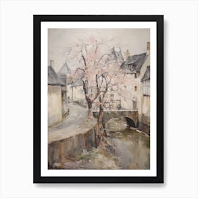 Lacock (Wiltshire) Painting 2 Art Print