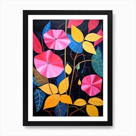 Bougainvillea 3 Hilma Af Klint Inspired Flower Illustration Art Print