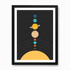 Solar System Art Print