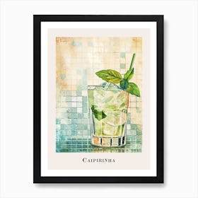 Caipirinha Tile Poster 3 Art Print