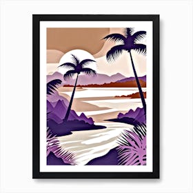 Tropical Landscape Art Print